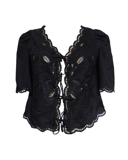 Vinetta Top - Onyx Black