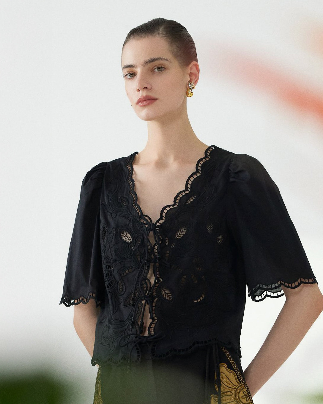 Vinetta Top - Onyx Black