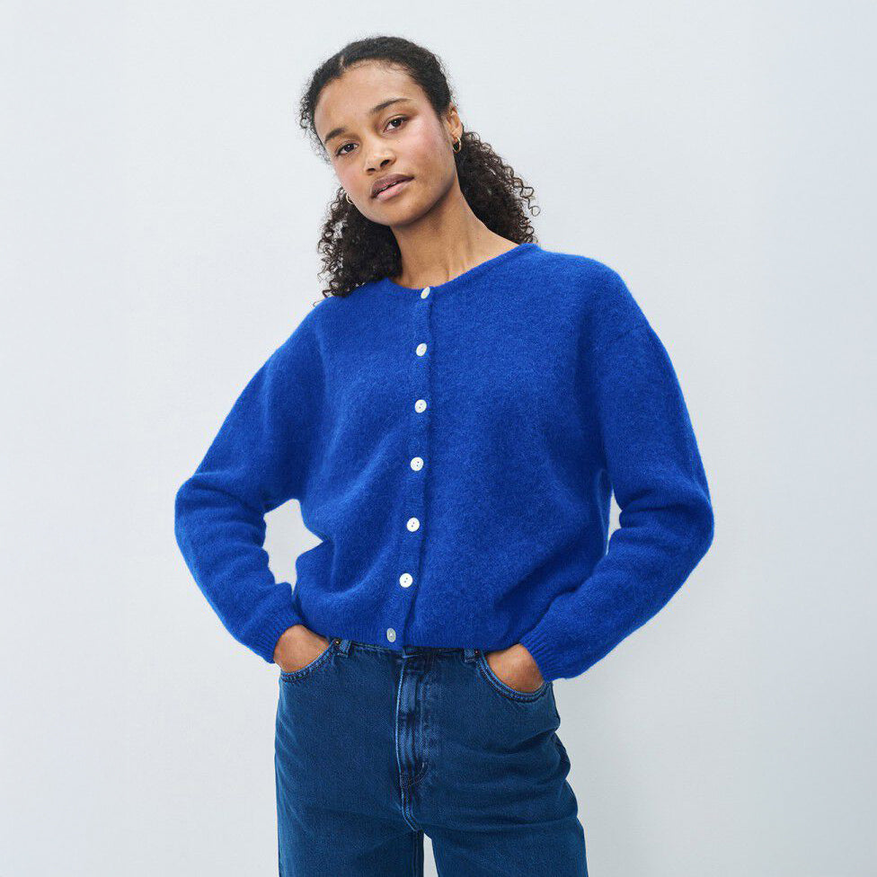 Vitow Cardigan - Bleu Royal