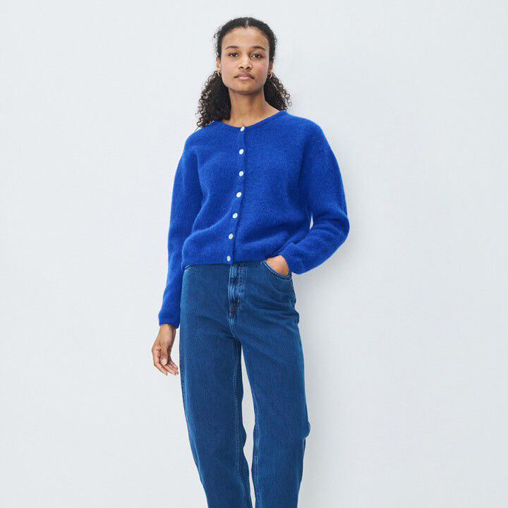 Vitow Cardigan - Bleu Royal