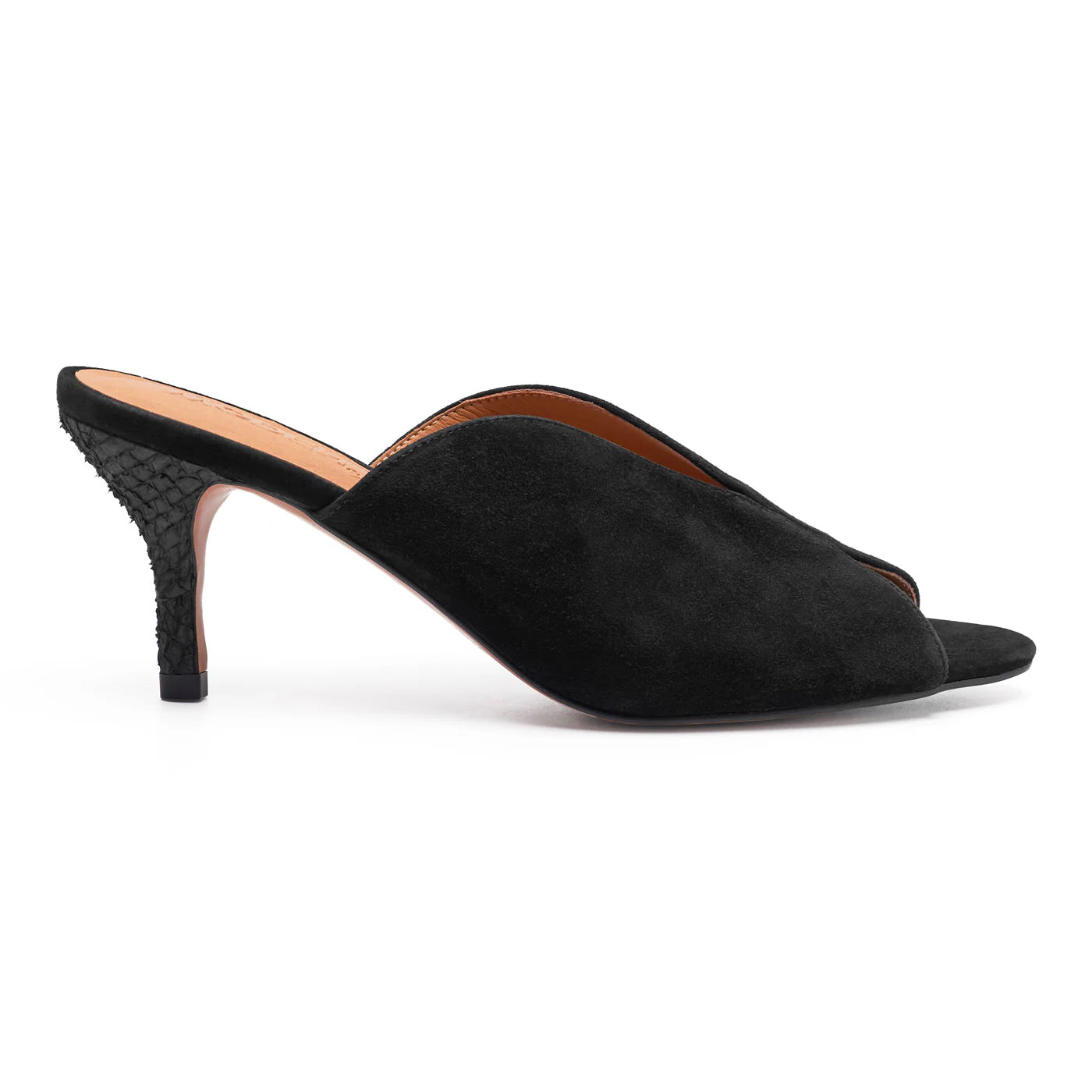 Valentine S Slip On Heel - Black