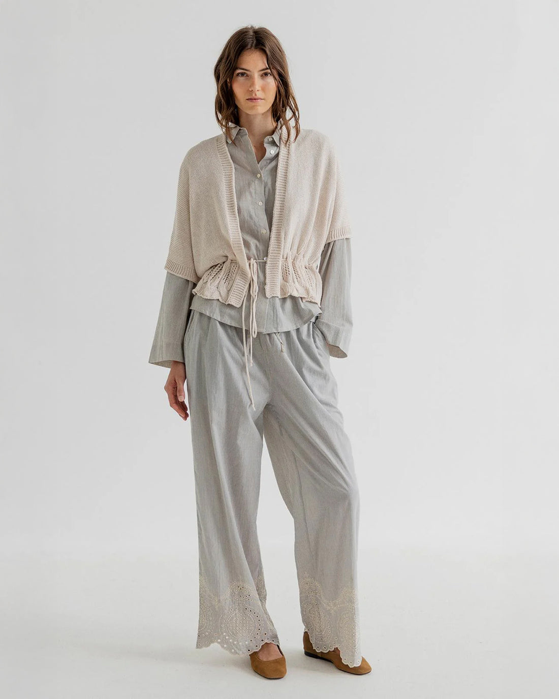 Vinnie Cardigan - Chalk