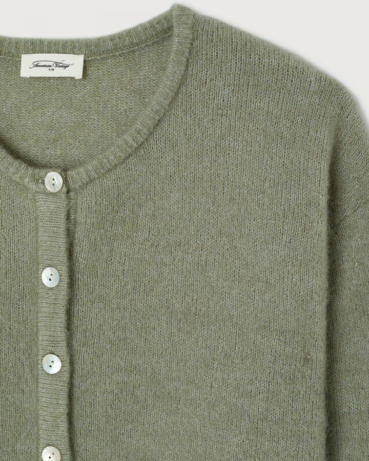 Vitow Cardigan - Kaki Multichine