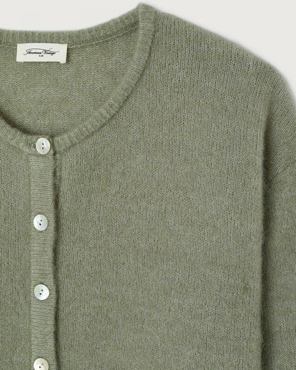Vitow Cardigan - Kaki Multichine