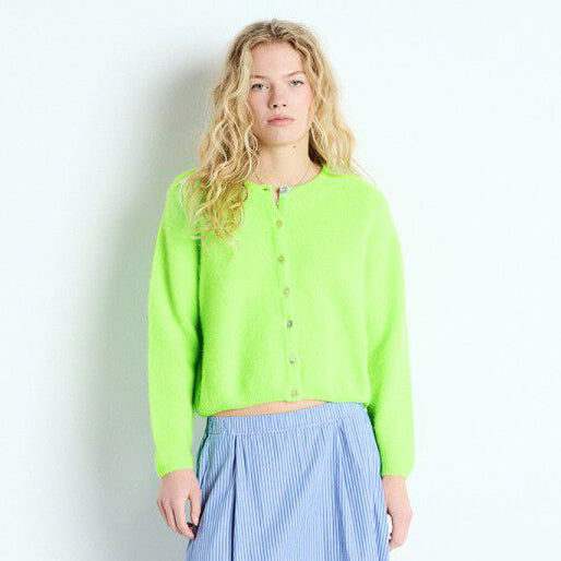 Vitow Cardigan - Pomme Fluo