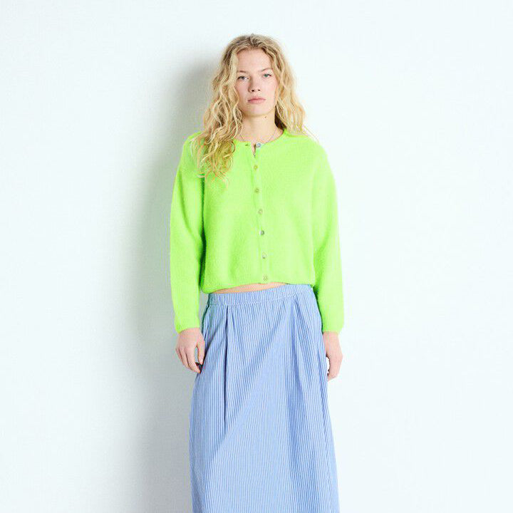 Vitow Cardigan - Pomme Fluo