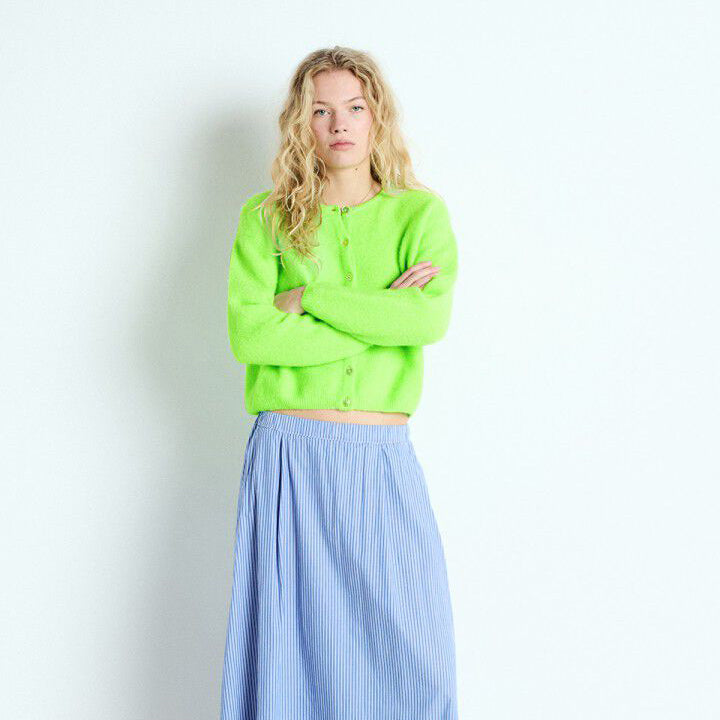 Vitow Cardigan - Pomme Fluo