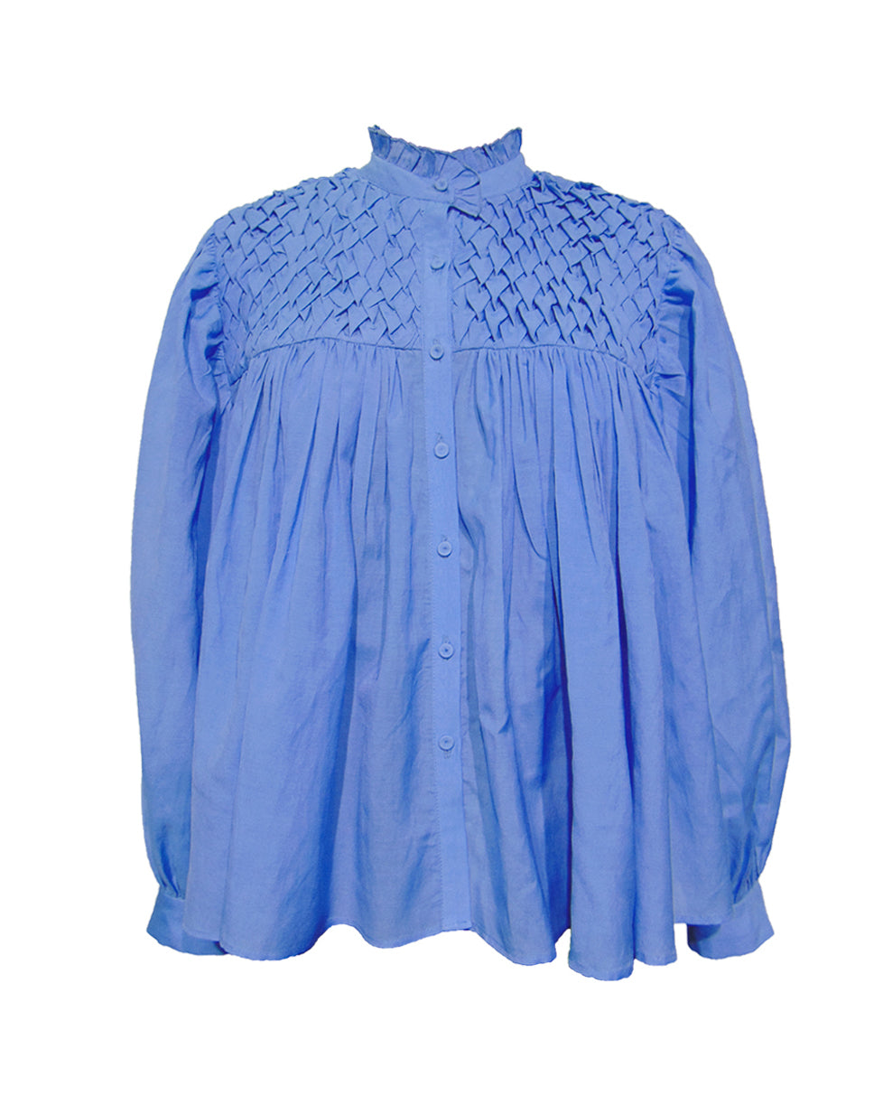 Wasima Top - Cornflower Blue