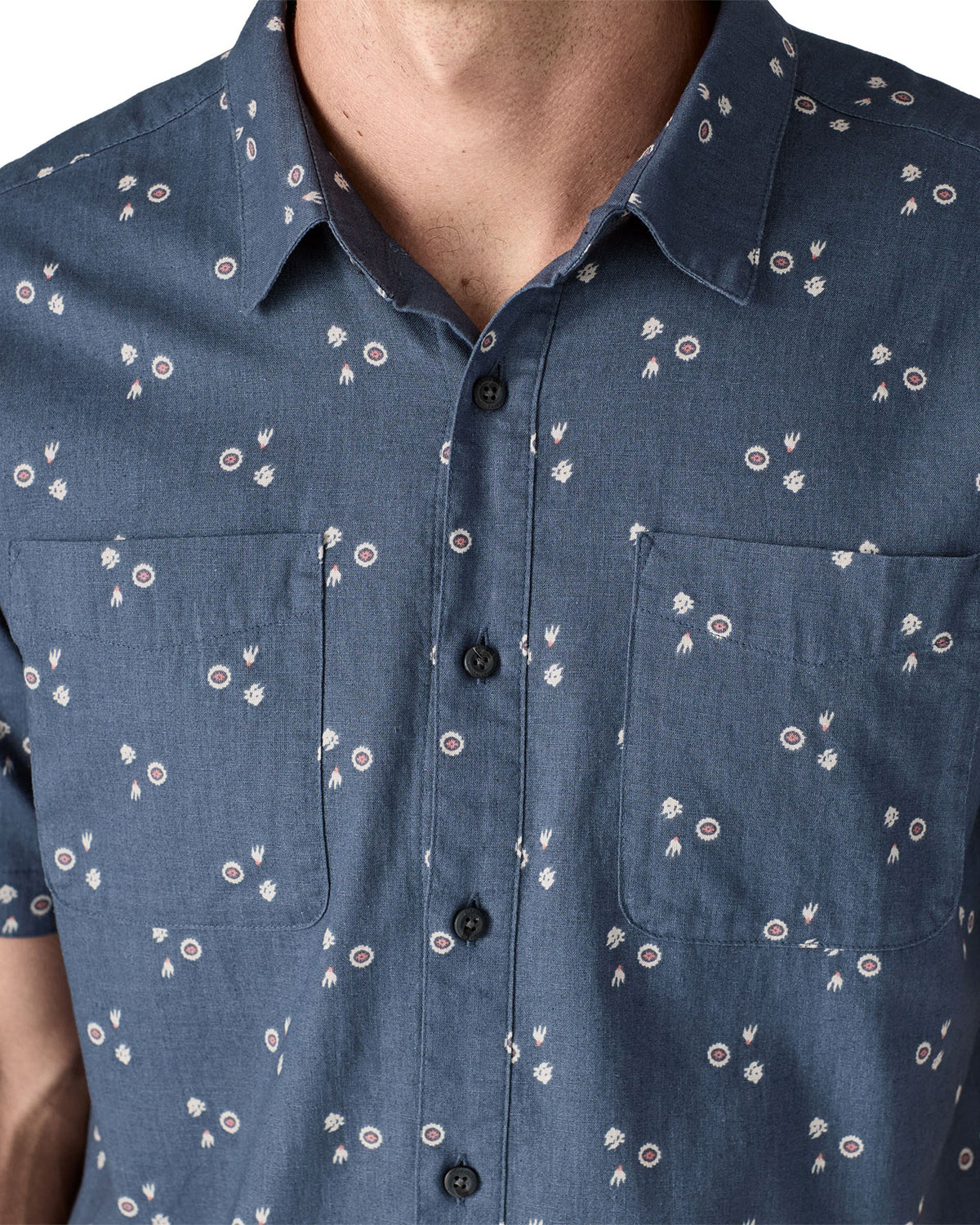 Back Step Shirt - Bouquet: Dolomite Blue