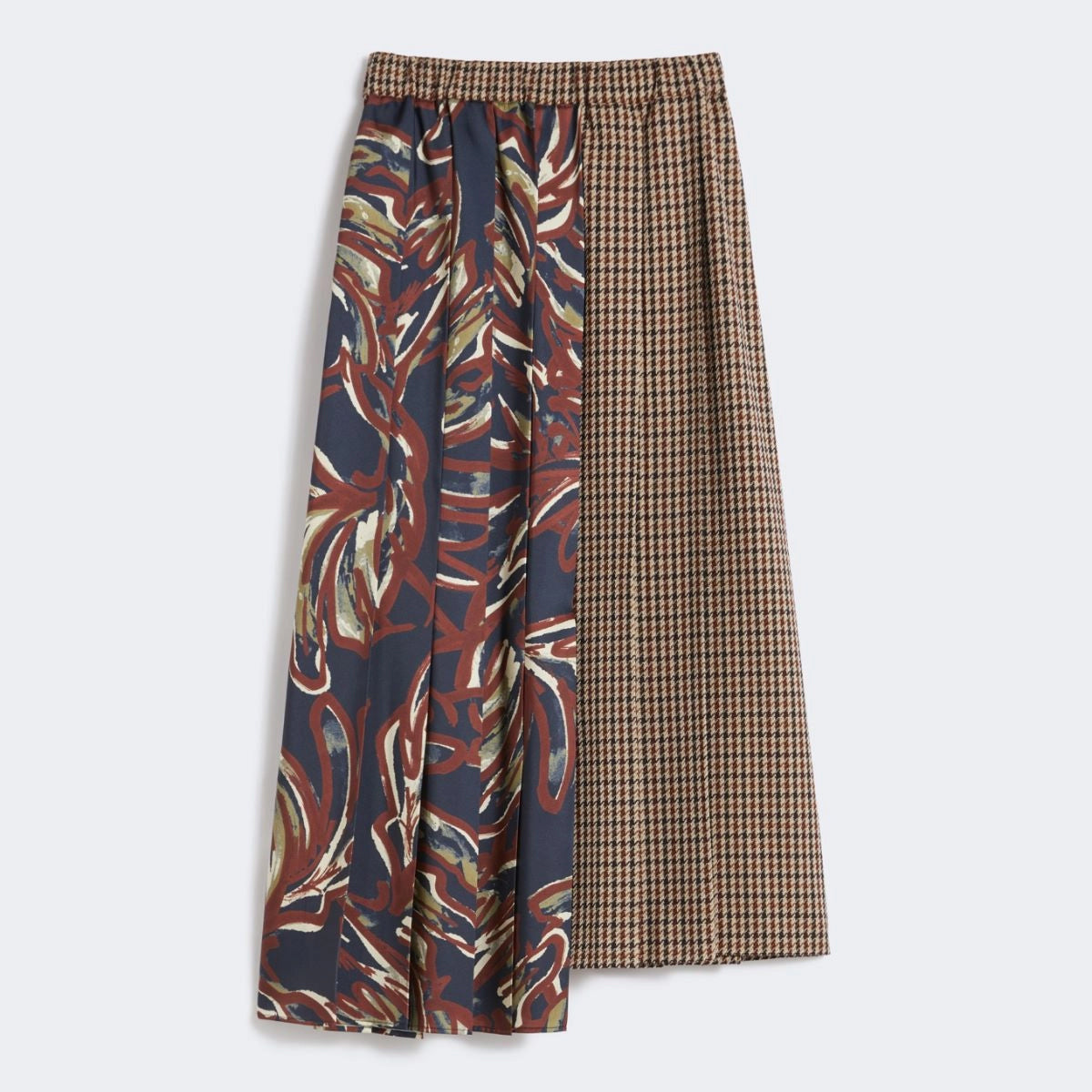 Fanale Pleated Skirt - Red Purple