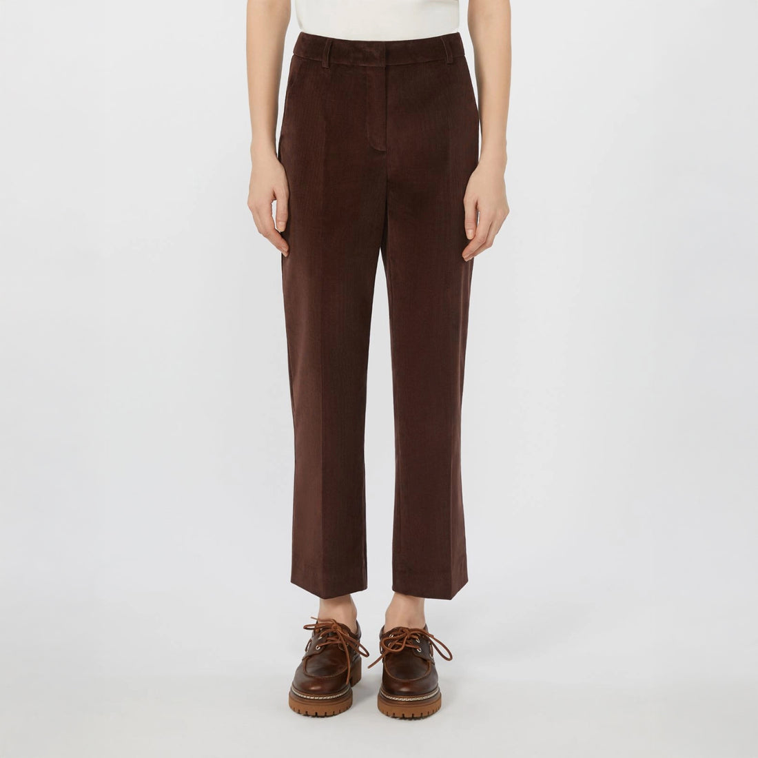 Marrucca Slim Cord Trouser - Wine