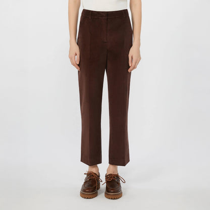 Marrucca Slim Cord Trouser - Wine
