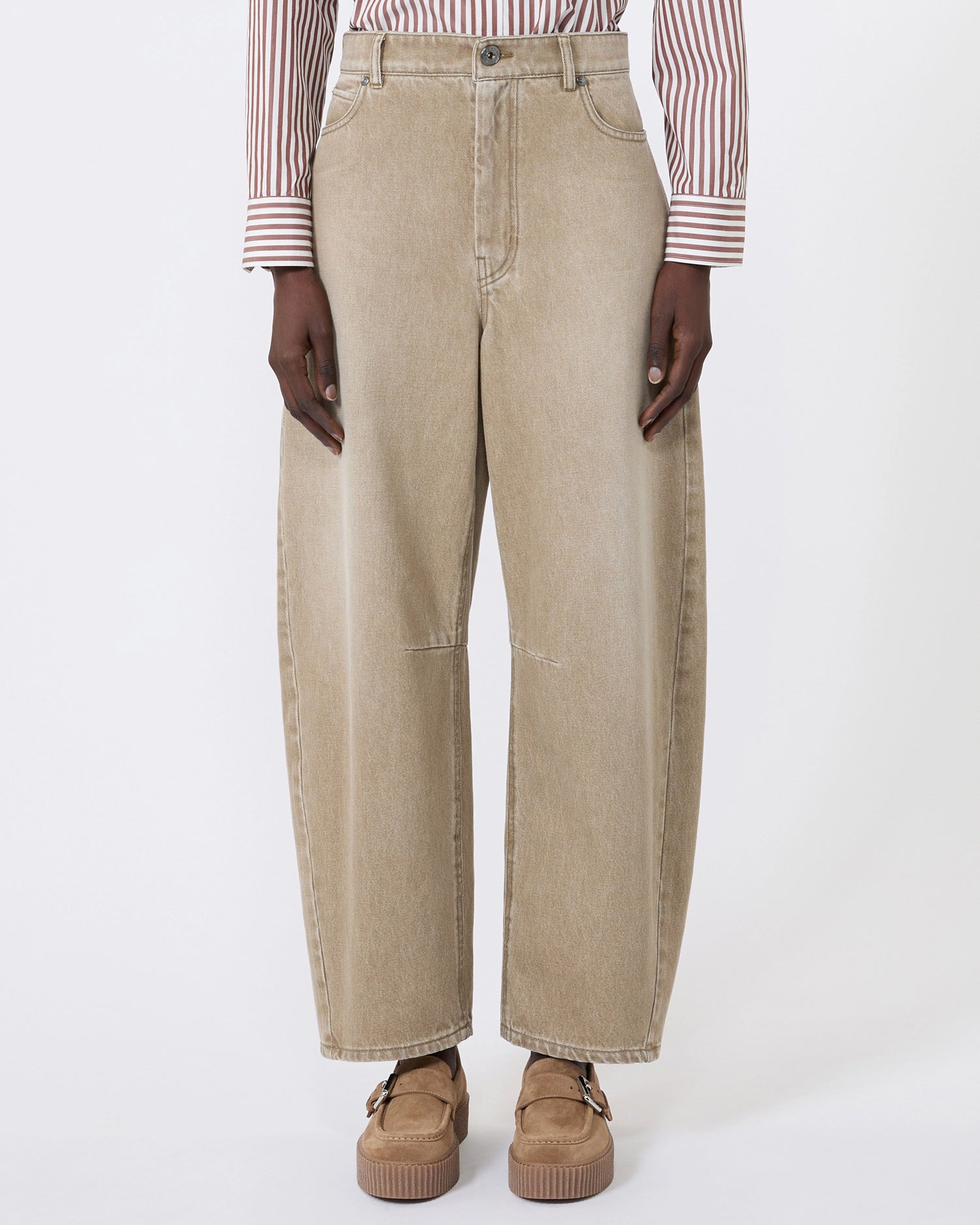 Arcadia Beige Denim - Beige