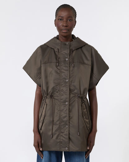 Dorigano Sleeveless Quilted Waistcoat - Mud