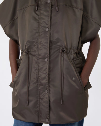 Dorigano Sleeveless Quilted Waistcoat - Mud