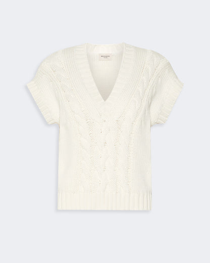 Pascia Knitted Tank - Beige