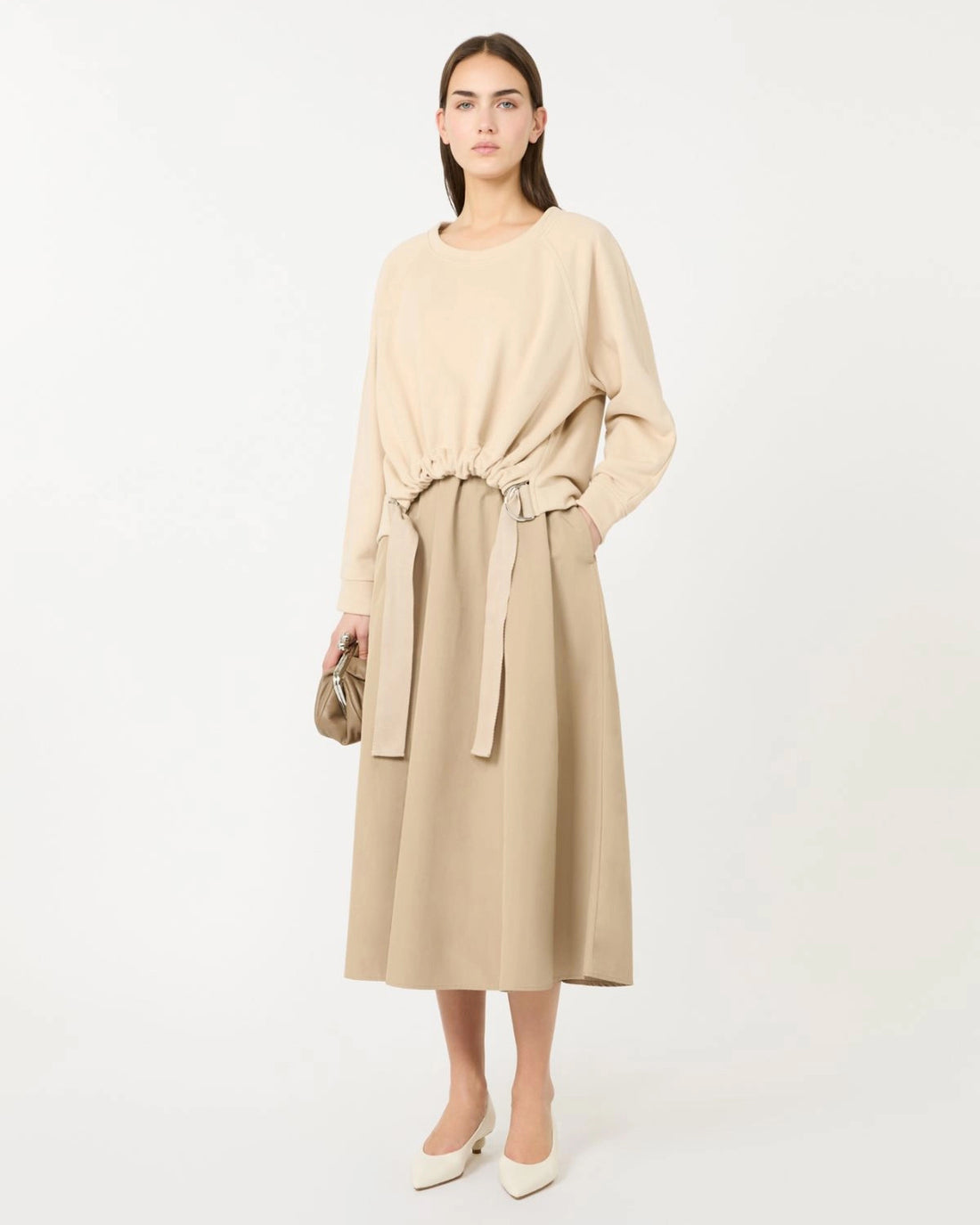 Destino 2 Piece Sweatshirt Dress Combo - Hazelnut