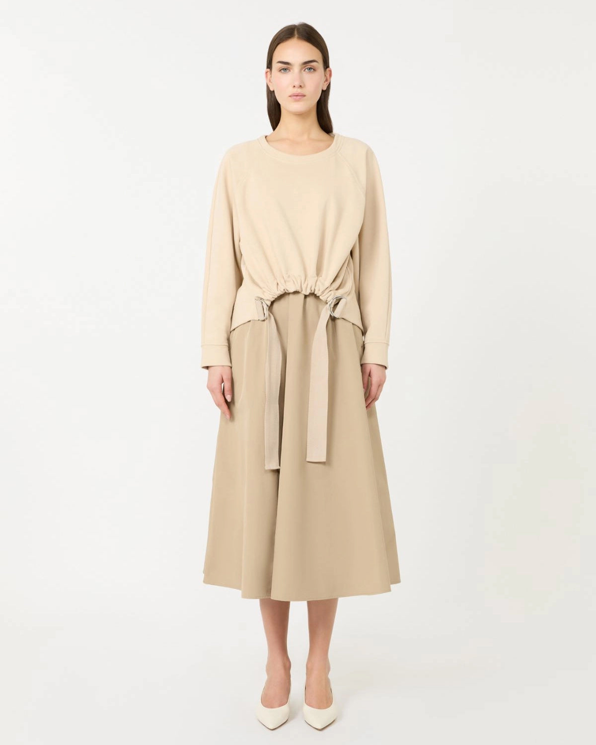 Destino 2 Piece Sweatshirt Dress Combo - Hazelnut