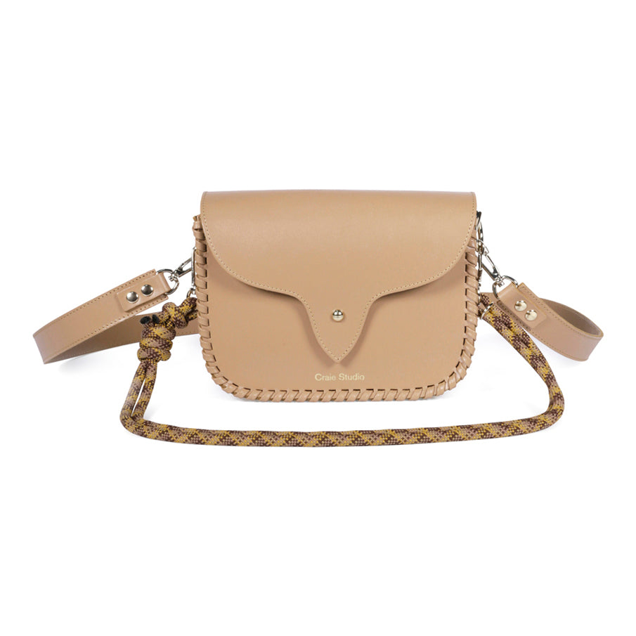West Calf Leather Bag - Mocha