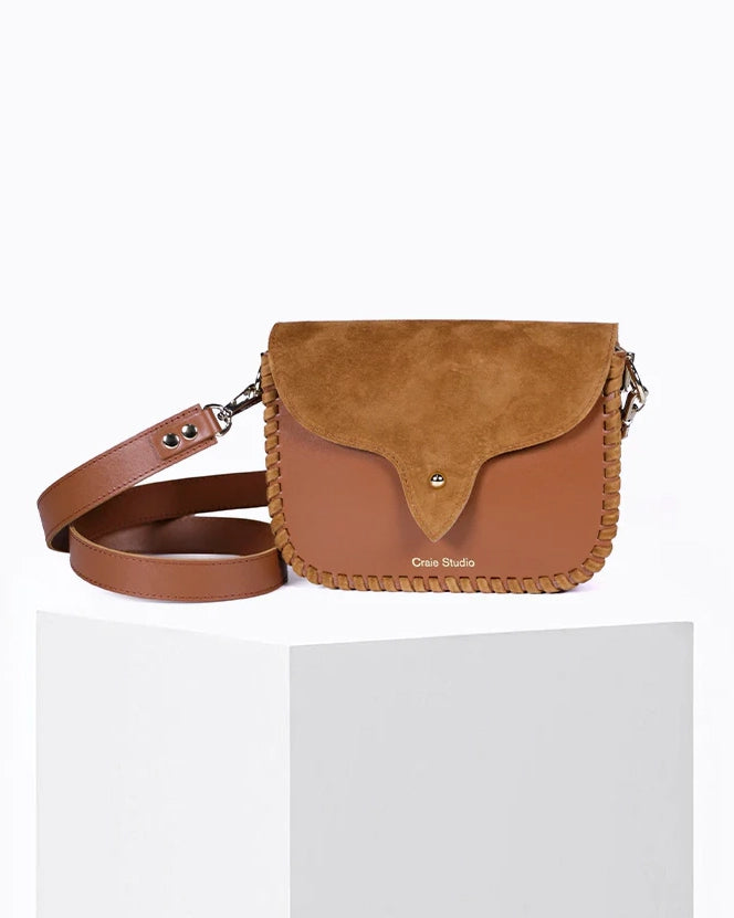 West Suede Bag - Tan