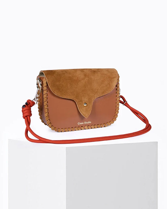 West Suede Bag - Tan