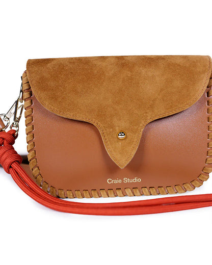 West Suede Bag - Tan