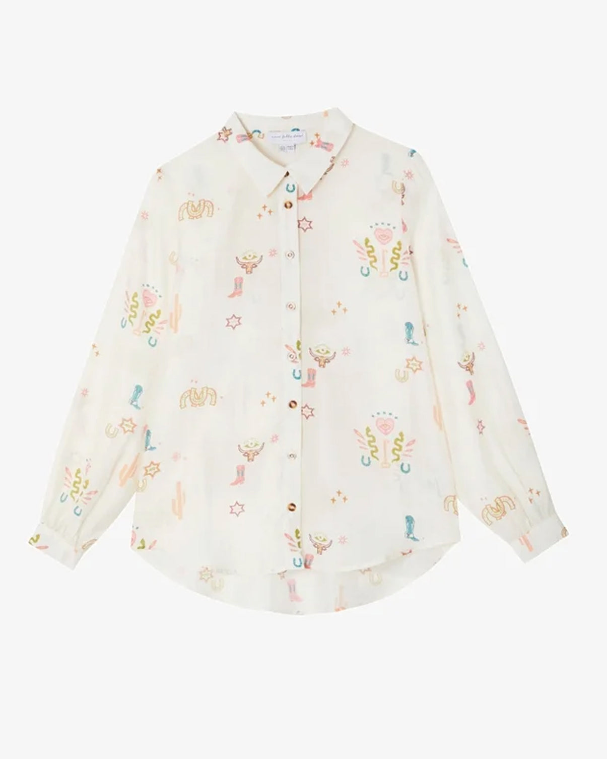 Western Icon Miley Shirt - Multi