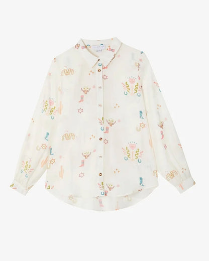 Western Icon Miley Shirt - Multi