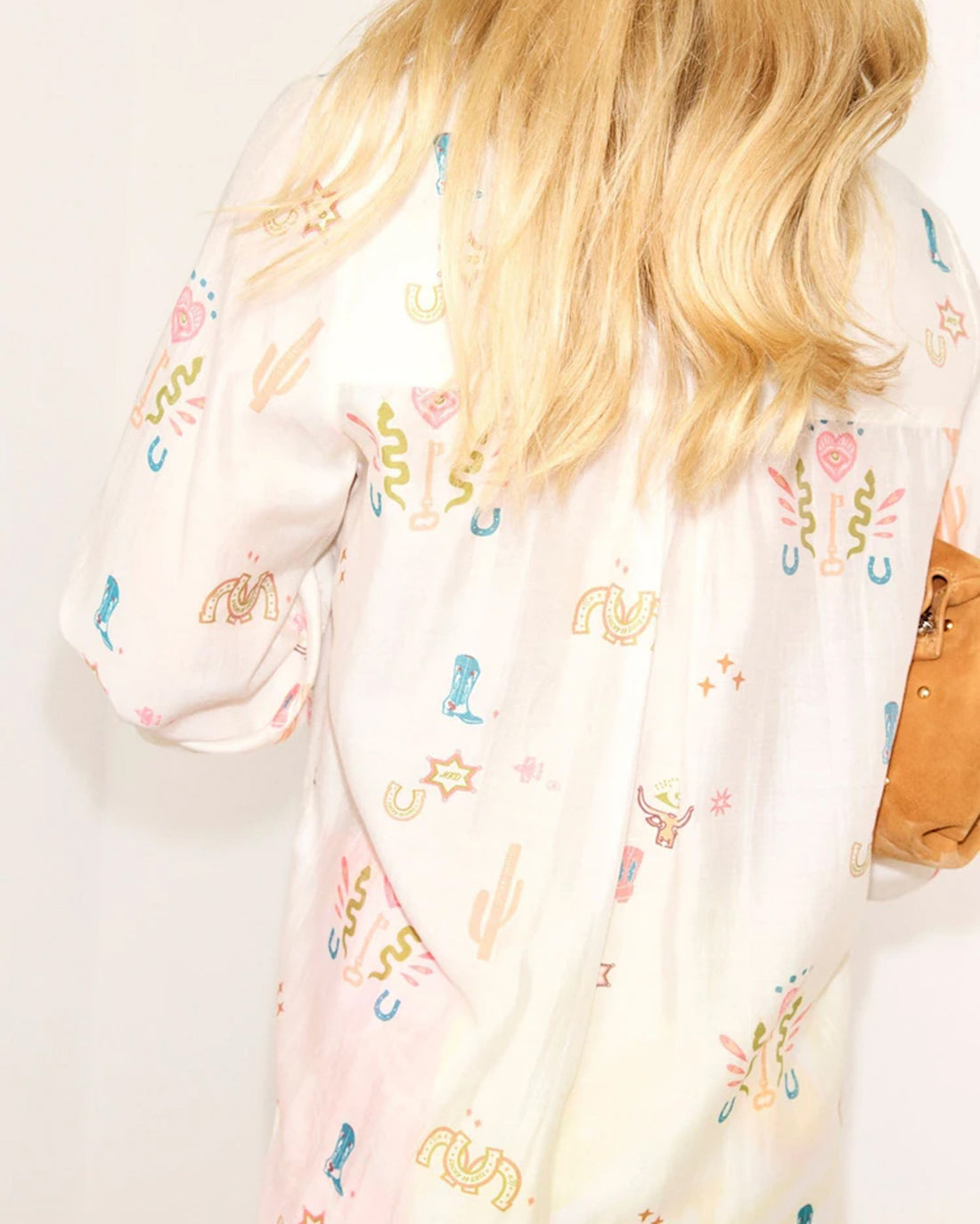 Western Icon Miley Shirt - Multi