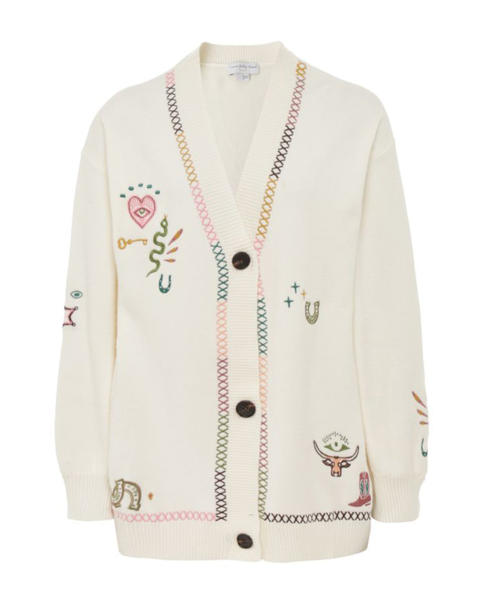 Cream Western Martha Cardigan - Cream