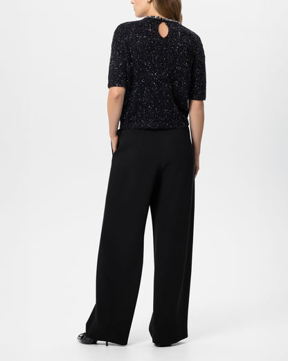 Wrap Around Trousers - Black