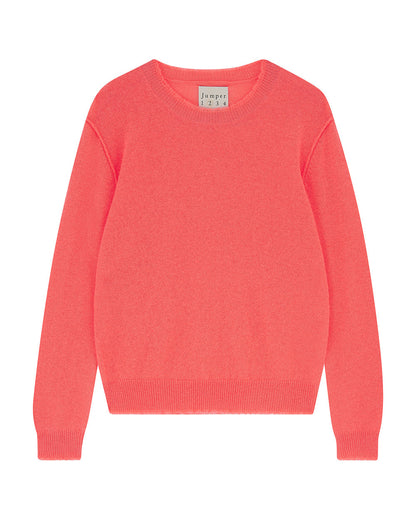 Distressed Crew - Cerise