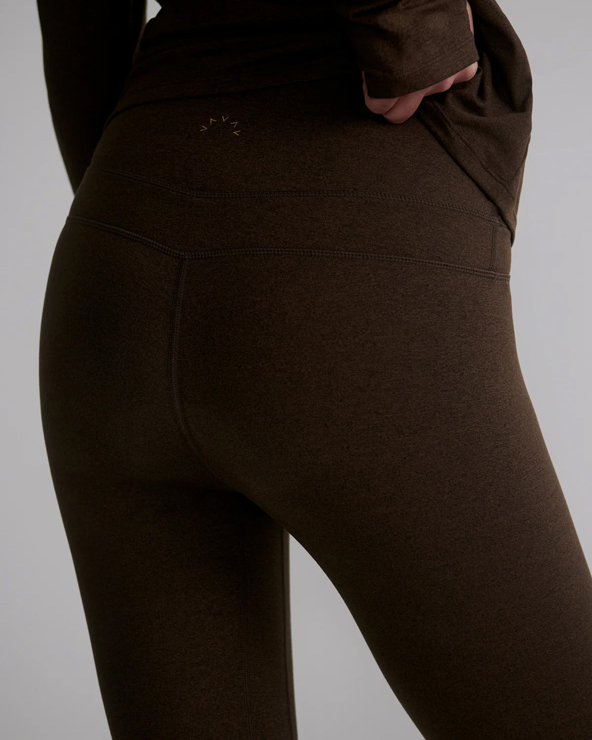Always Warm Base Layer Legging - Deep Chocolate Marl