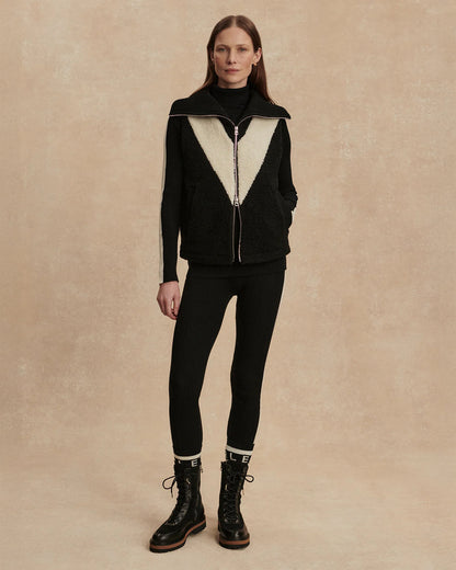 Caspian Sherpa Gilet - Black