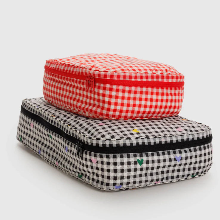 Large Packing Cube Set - Gingham