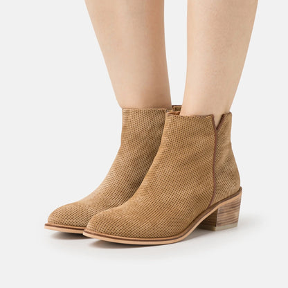 Textured Ankle Boot - Sand