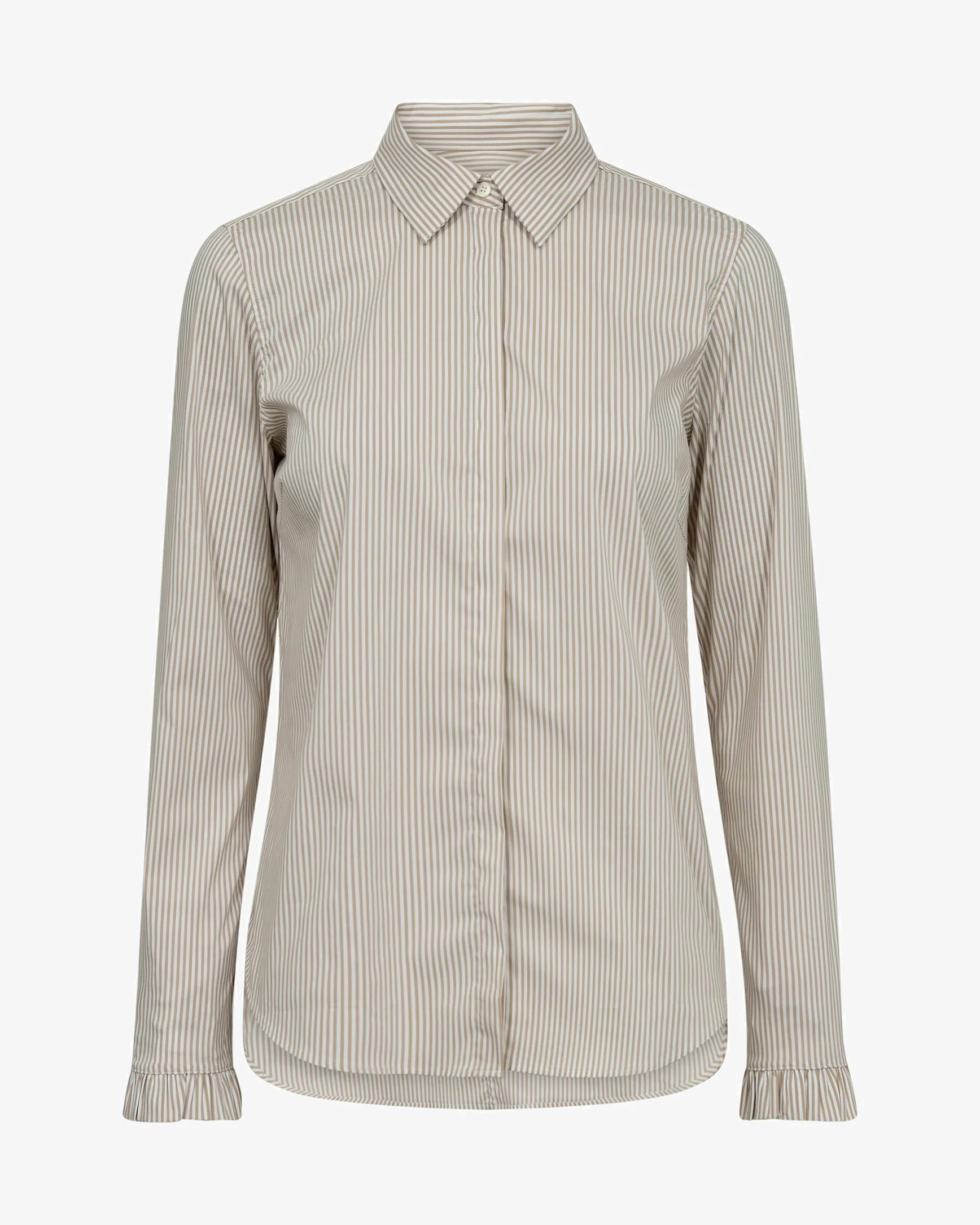 Mattie Flip Stripe Shirt - Safari