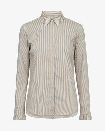Mattie Flip Stripe Shirt - Safari