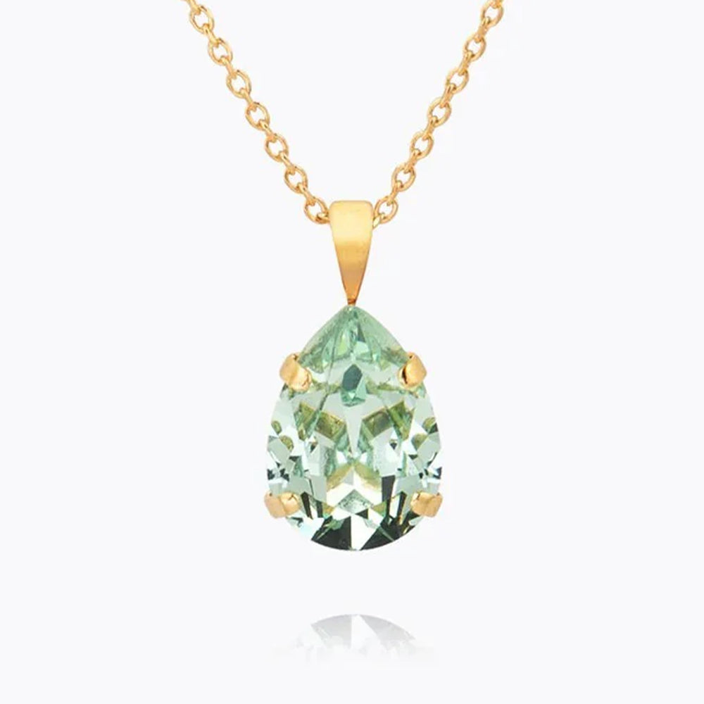 Mini Drop Necklace Gold - Chrysolite
