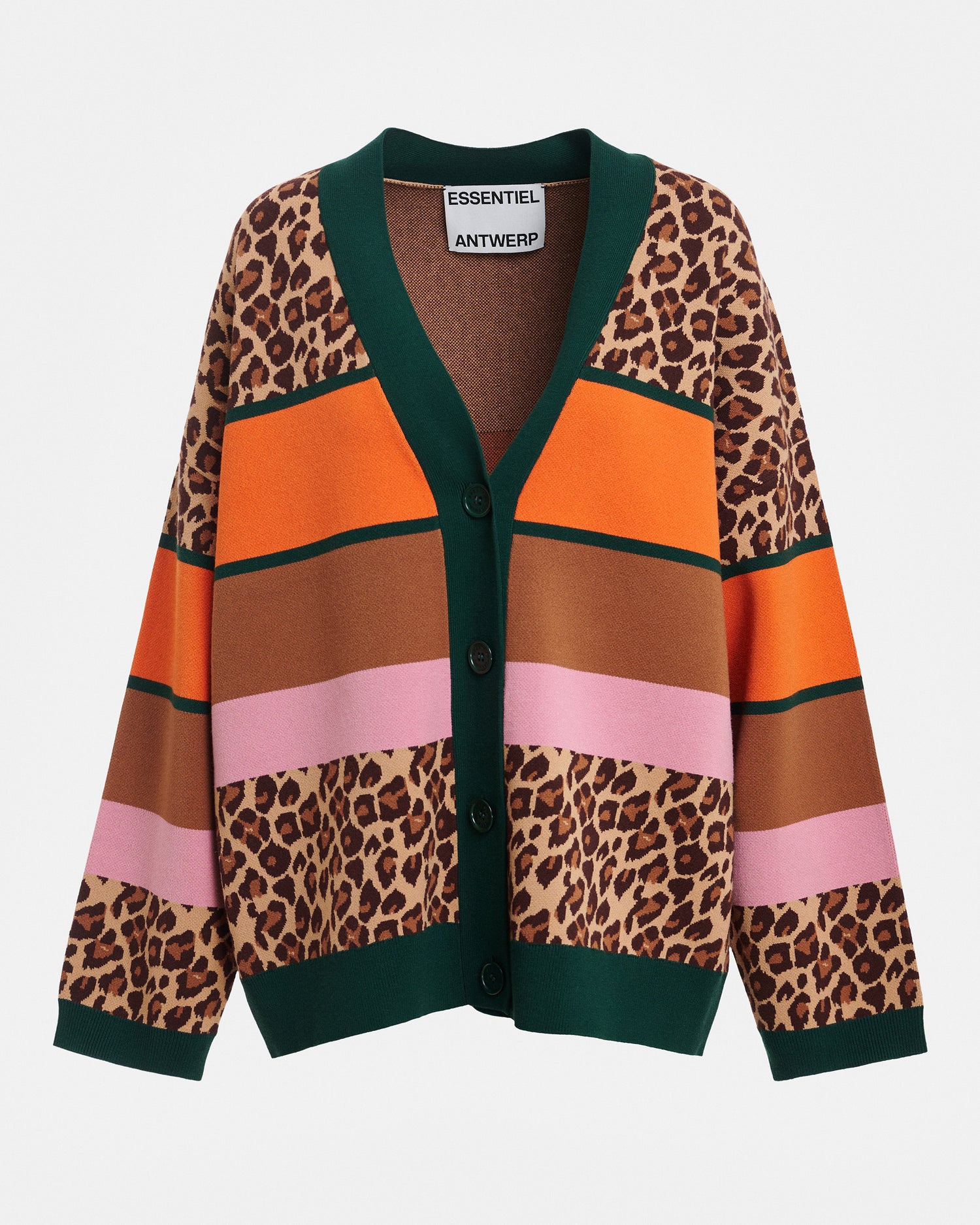 Kaudi Striped Knit Cardigan - Desert Muse