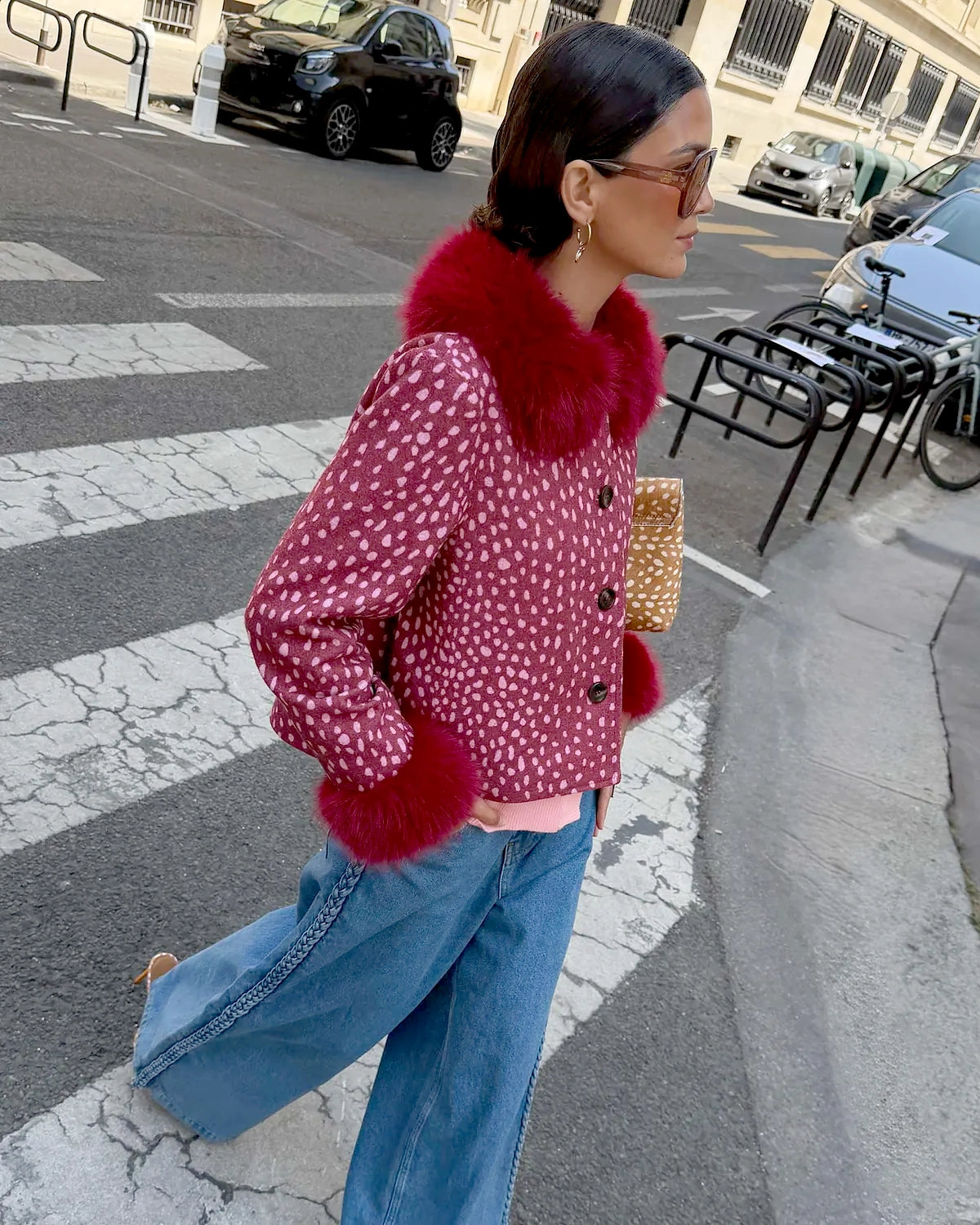 Fawn Jacket - Burgundy