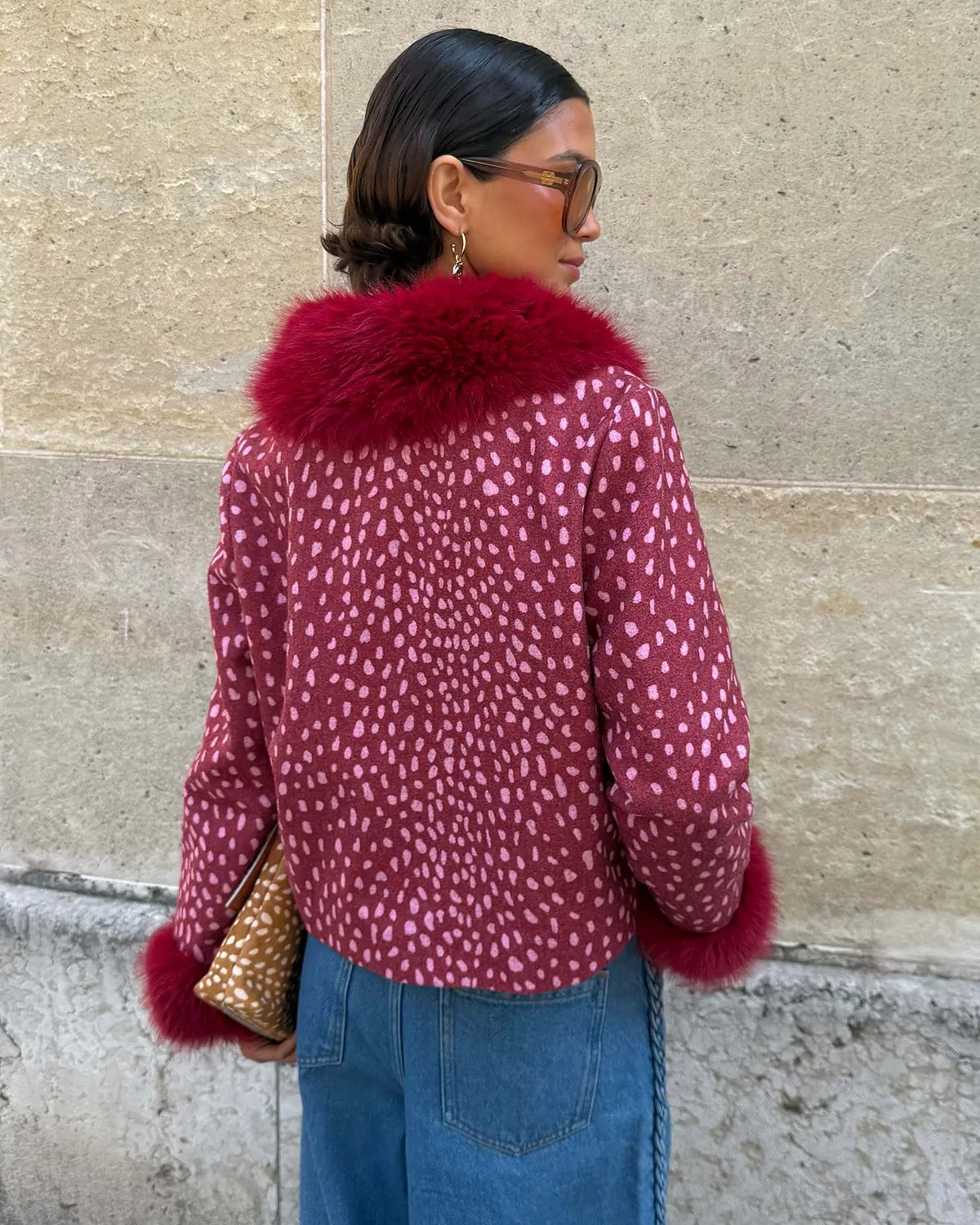 Fawn Jacket - Burgundy