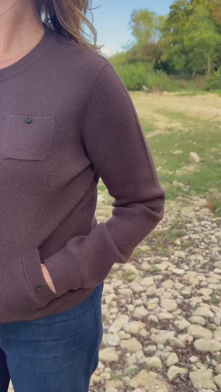 Multi Pocket Cardigan - Latte