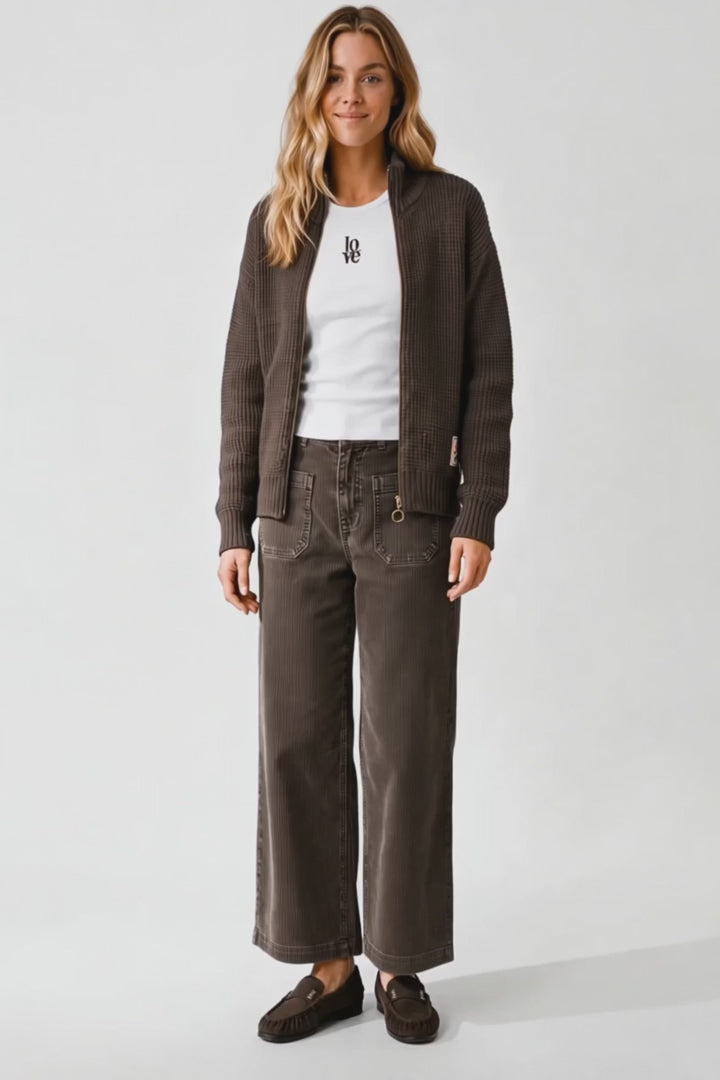 Lucia Cord Trousers - Cocoa