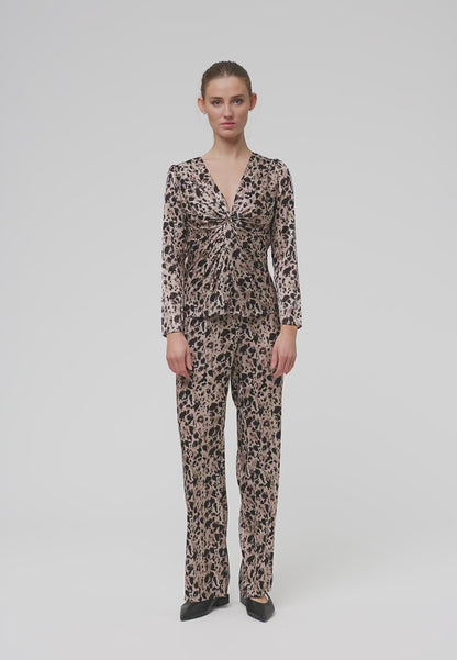 Cecilie Blouse With Drape Detail - Sauvage