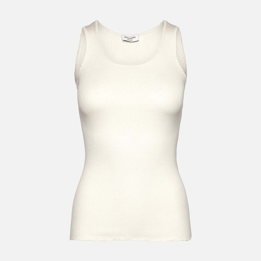 Beatha Sleeveless U-Neck Top - New White