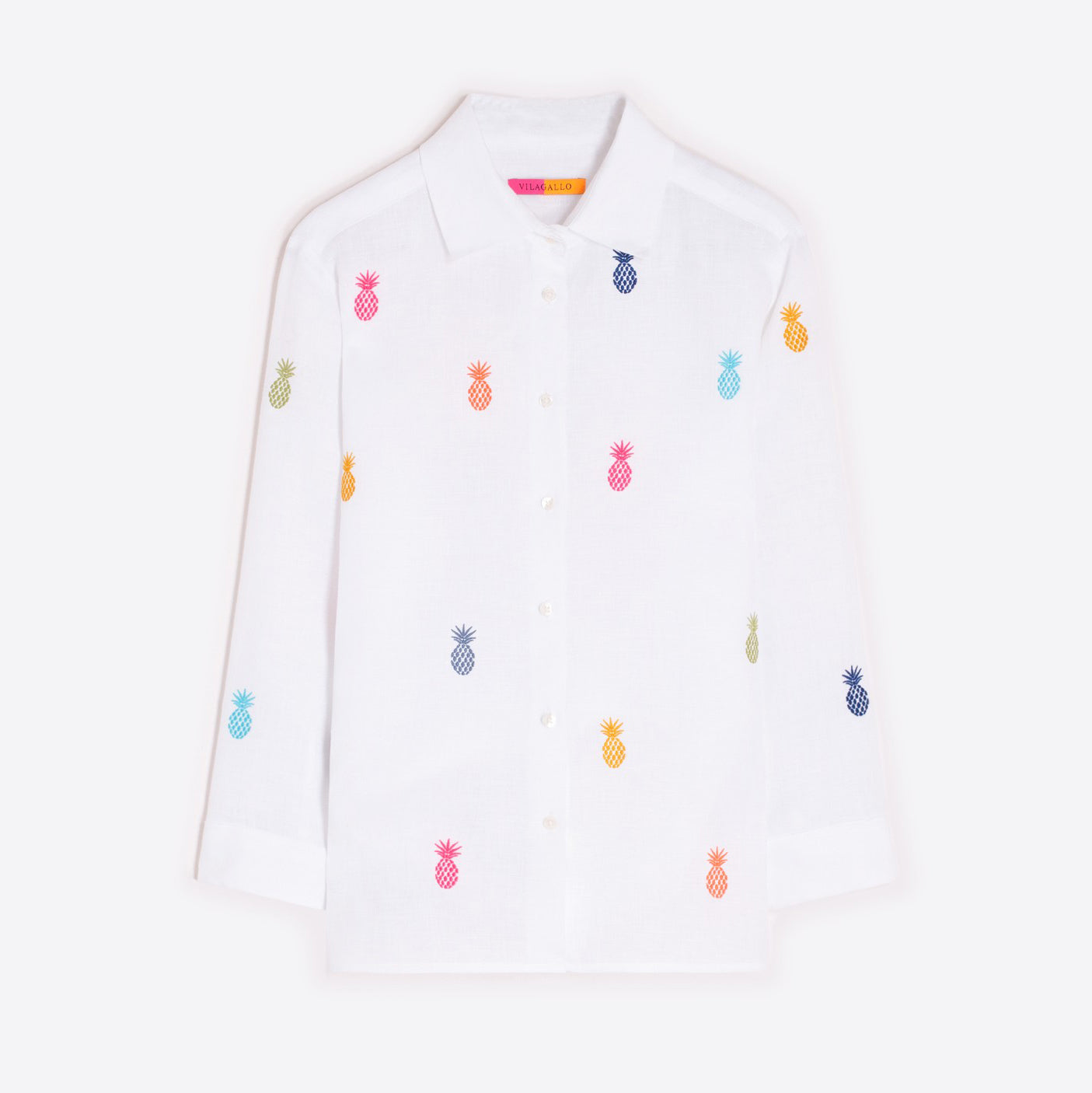 Poline Pineapple Shirt - White Multi Print