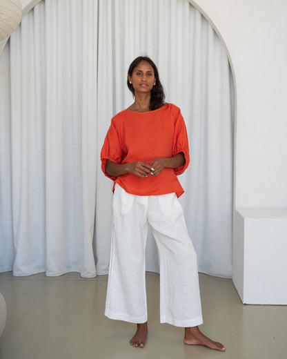 Tina Linen Top - Spritz