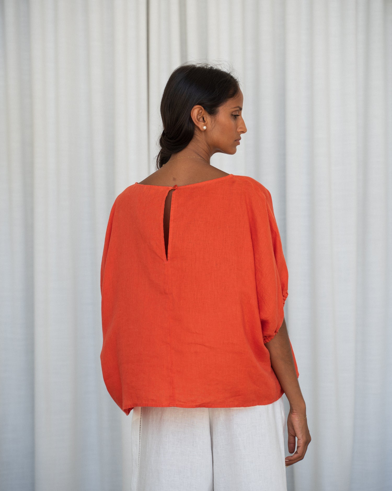 Tina Linen Top - Spritz