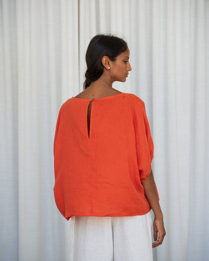 Tina Linen Top - Spritz